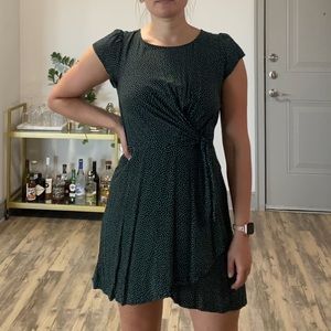 LOFT Hunter Green Short Sleeve Dress